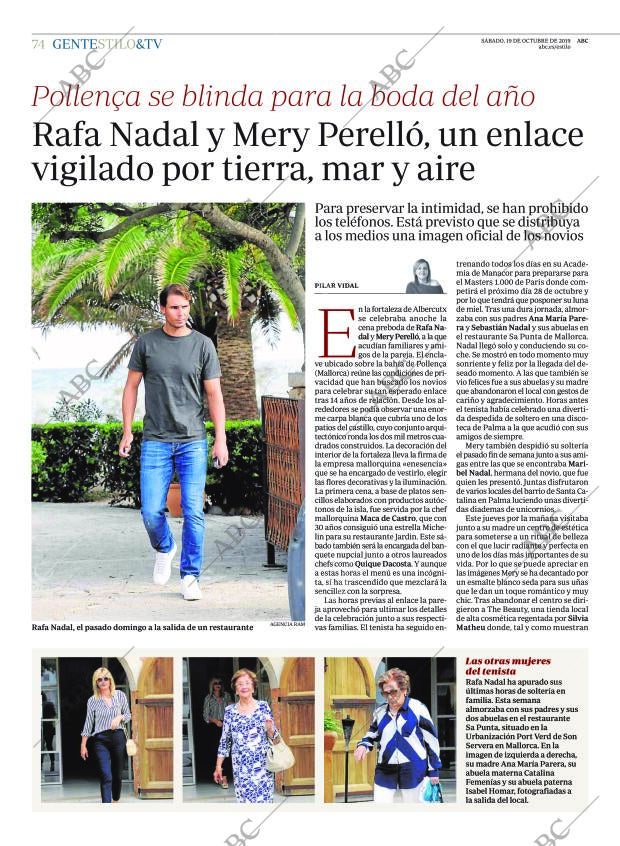 ABC MADRID 19-10-2019 página 74