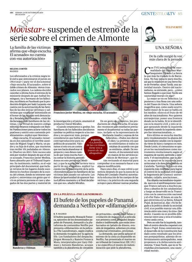 ABC MADRID 19-10-2019 página 85