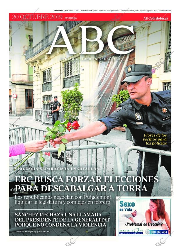 ABC CORDOBA 20-10-2019 página 1