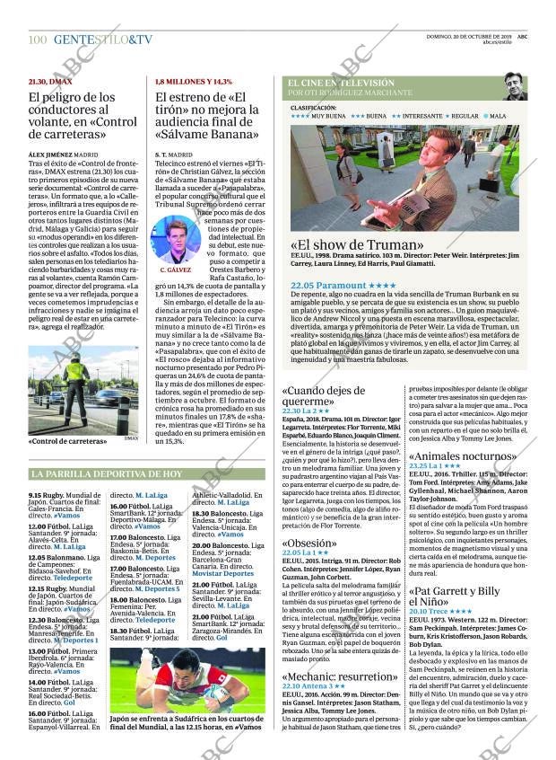 ABC MADRID 20-10-2019 página 100