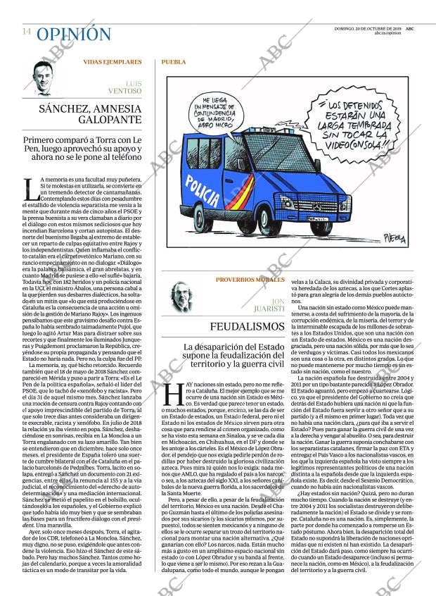 ABC MADRID 20-10-2019 página 14