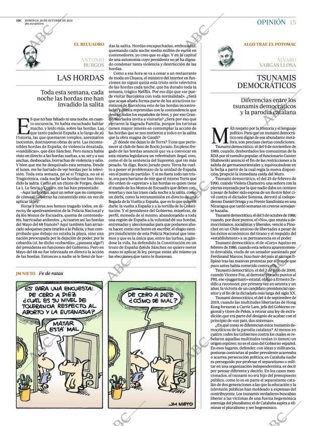 ABC MADRID 20-10-2019 página 15