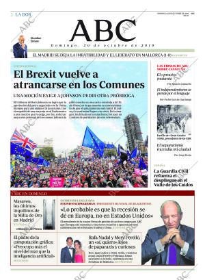 ABC MADRID 20-10-2019 página 2