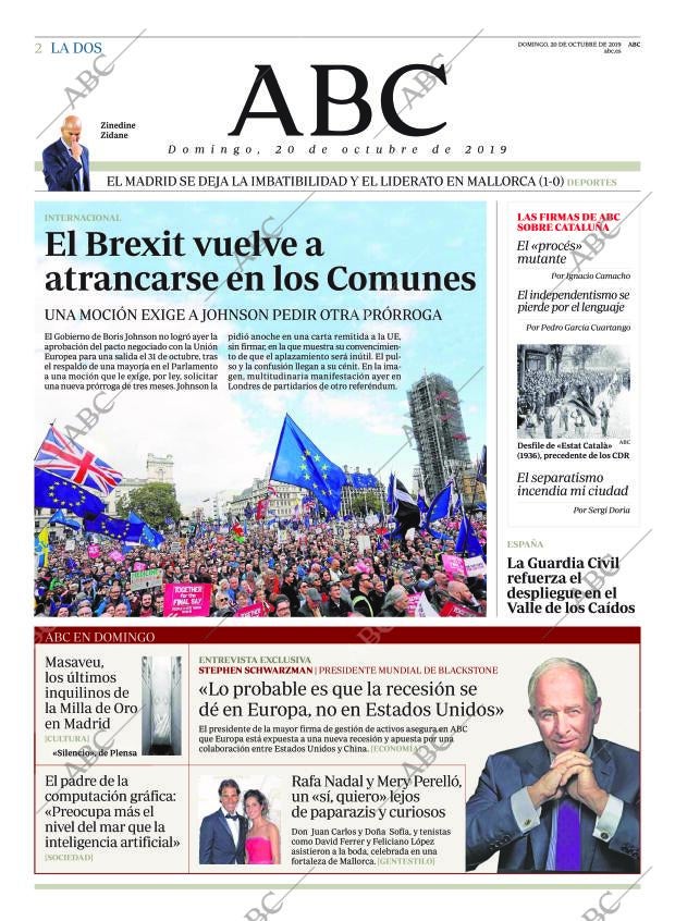 ABC MADRID 20-10-2019 página 2