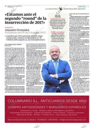 ABC MADRID 20-10-2019 página 21