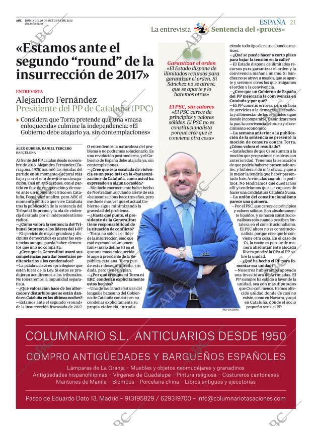ABC MADRID 20-10-2019 página 21