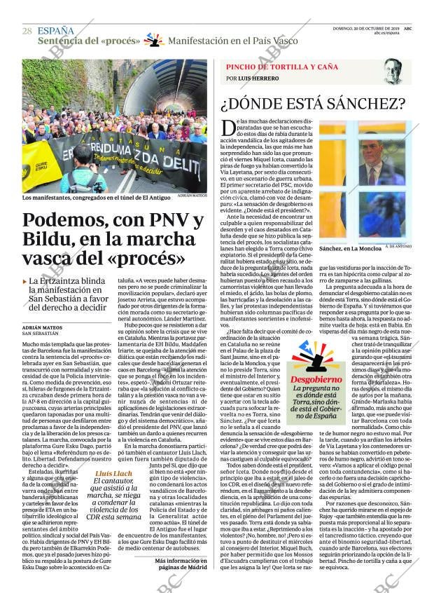 ABC MADRID 20-10-2019 página 28