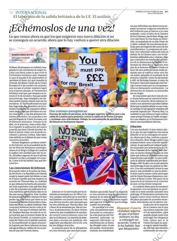 ABC MADRID 20-10-2019 página 40