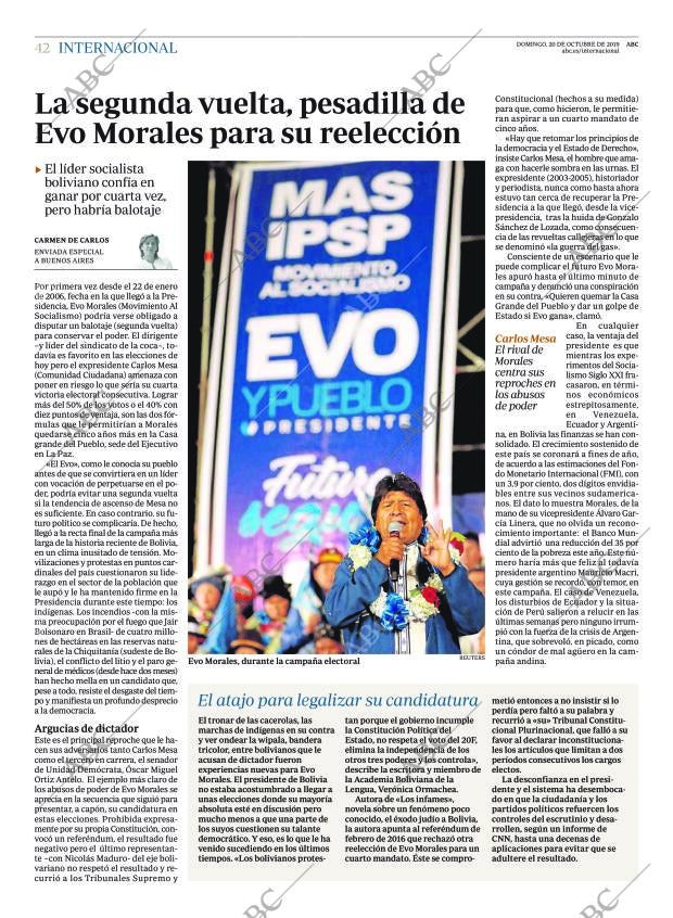 ABC MADRID 20-10-2019 página 42