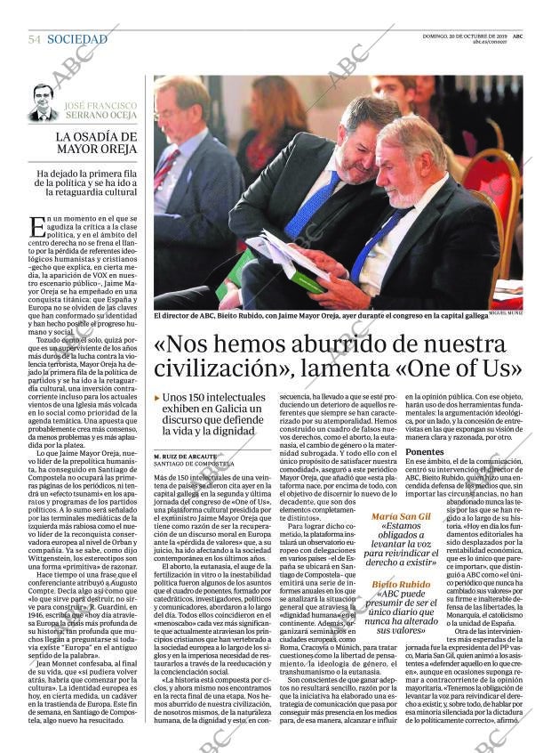 ABC MADRID 20-10-2019 página 54