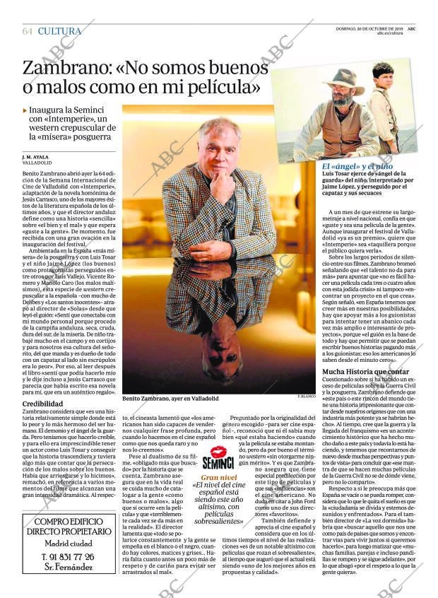ABC MADRID 20-10-2019 página 64