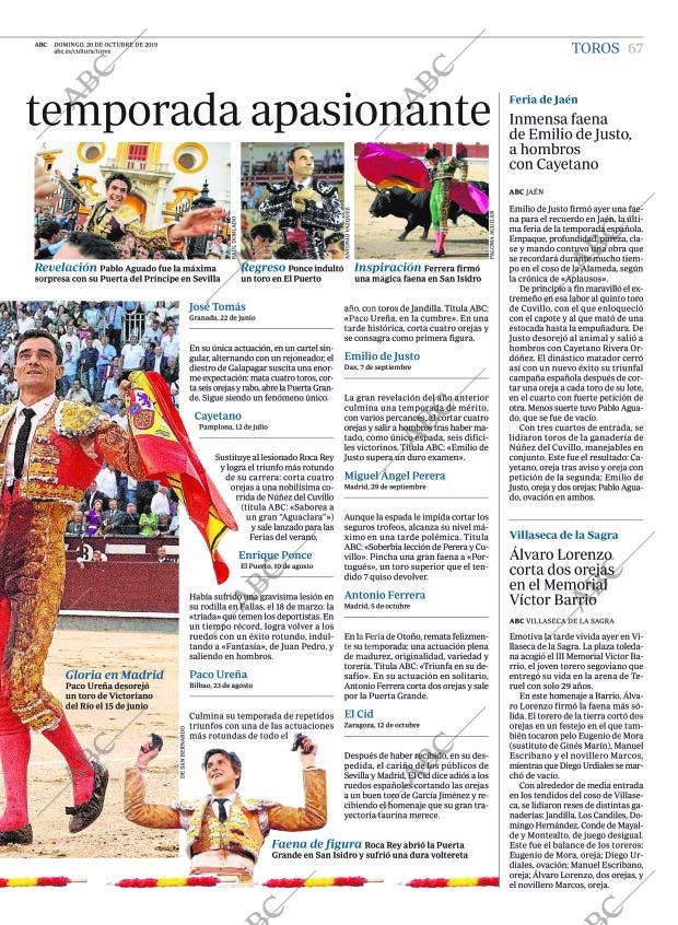ABC MADRID 20-10-2019 página 67