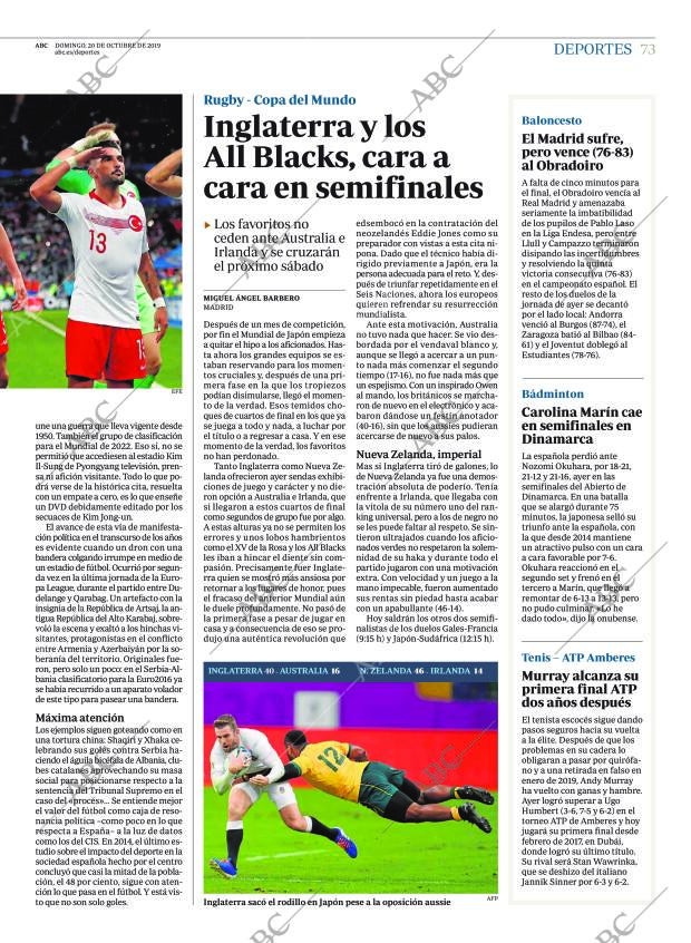 ABC MADRID 20-10-2019 página 73