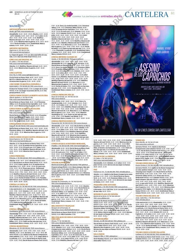 ABC MADRID 20-10-2019 página 81