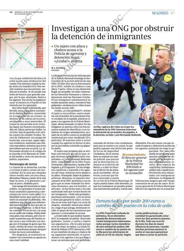 ABC MADRID 20-10-2019 página 87