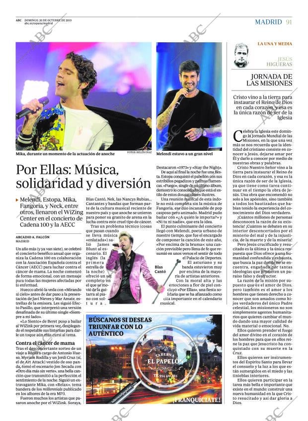ABC MADRID 20-10-2019 página 91