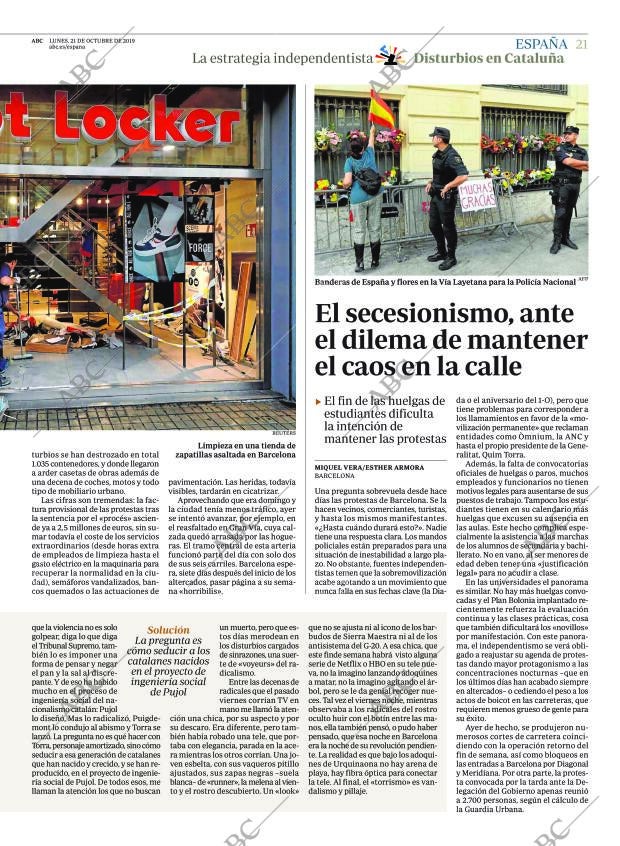 ABC MADRID 21-10-2019 página 21