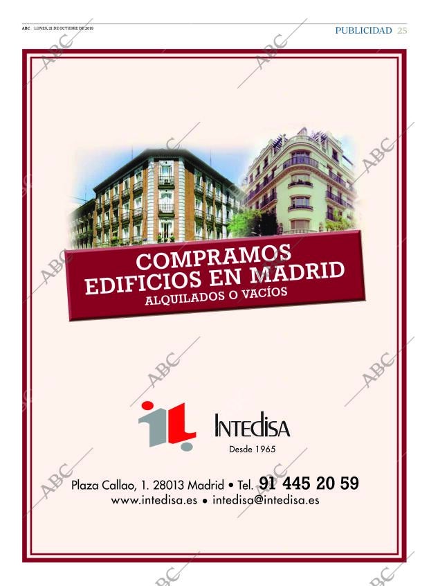 ABC MADRID 21-10-2019 página 25