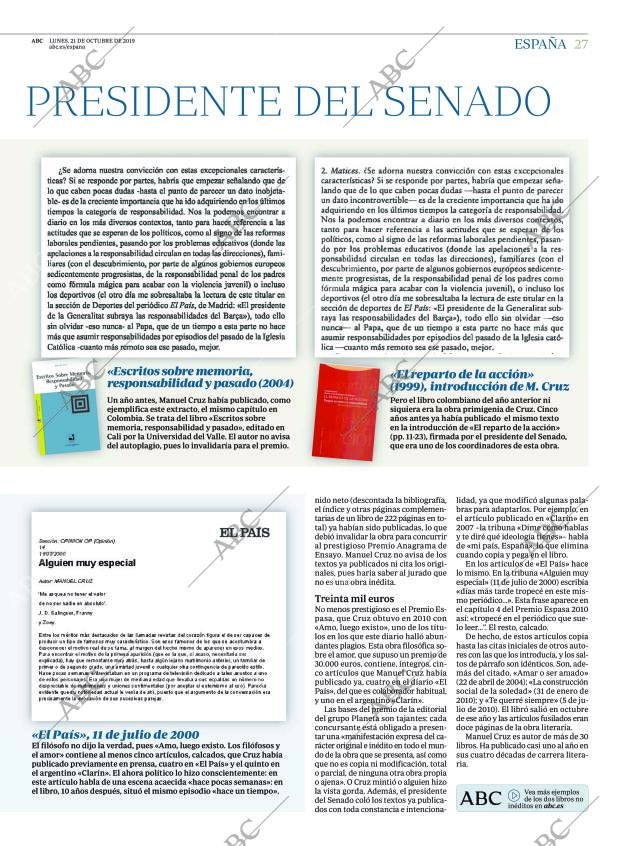 ABC MADRID 21-10-2019 página 27