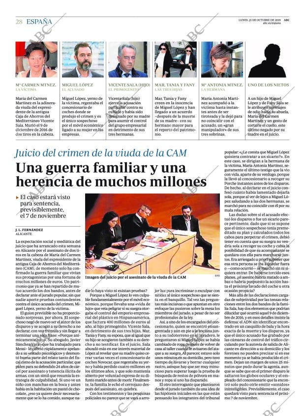 ABC MADRID 21-10-2019 página 28