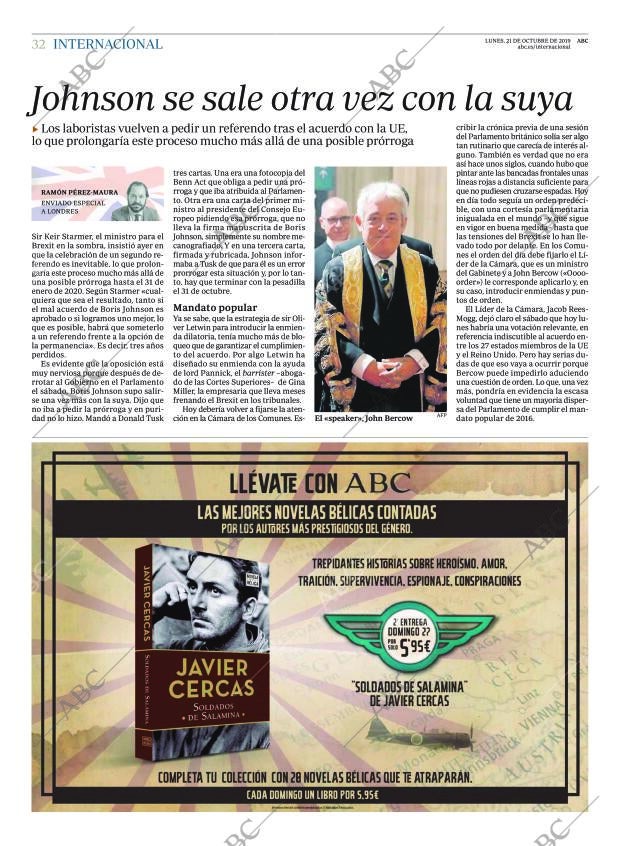ABC MADRID 21-10-2019 página 32