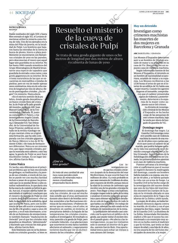 ABC MADRID 21-10-2019 página 44