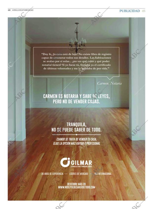 ABC MADRID 21-10-2019 página 45