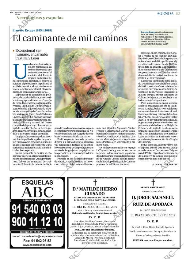 ABC MADRID 21-10-2019 página 63