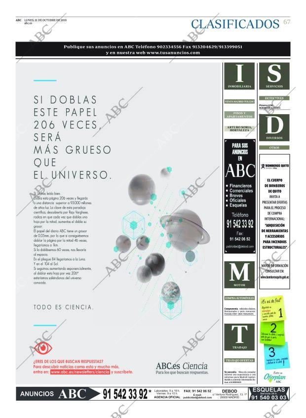 ABC MADRID 21-10-2019 página 67