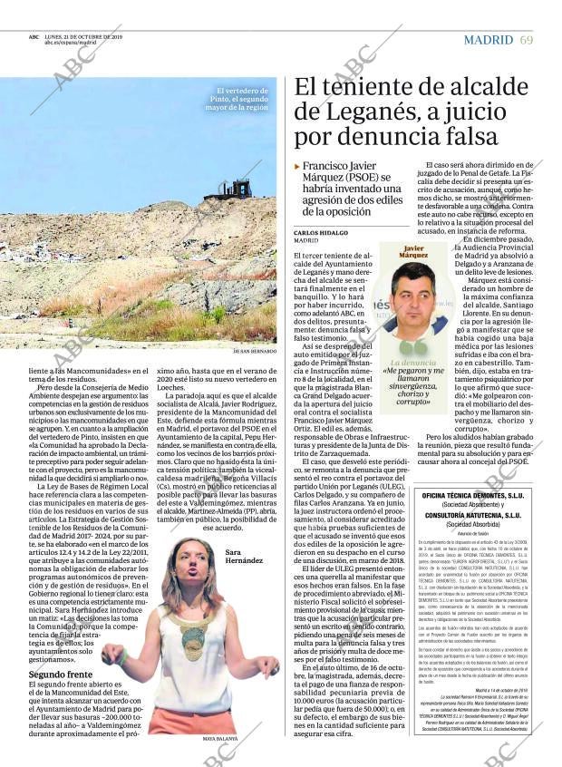 ABC MADRID 21-10-2019 página 69