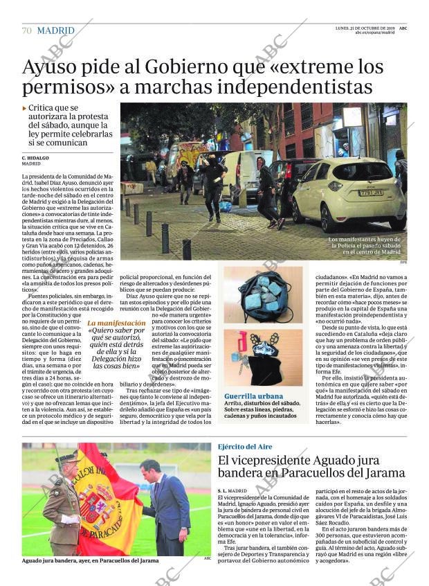 ABC MADRID 21-10-2019 página 70