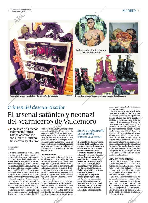 ABC MADRID 21-10-2019 página 71