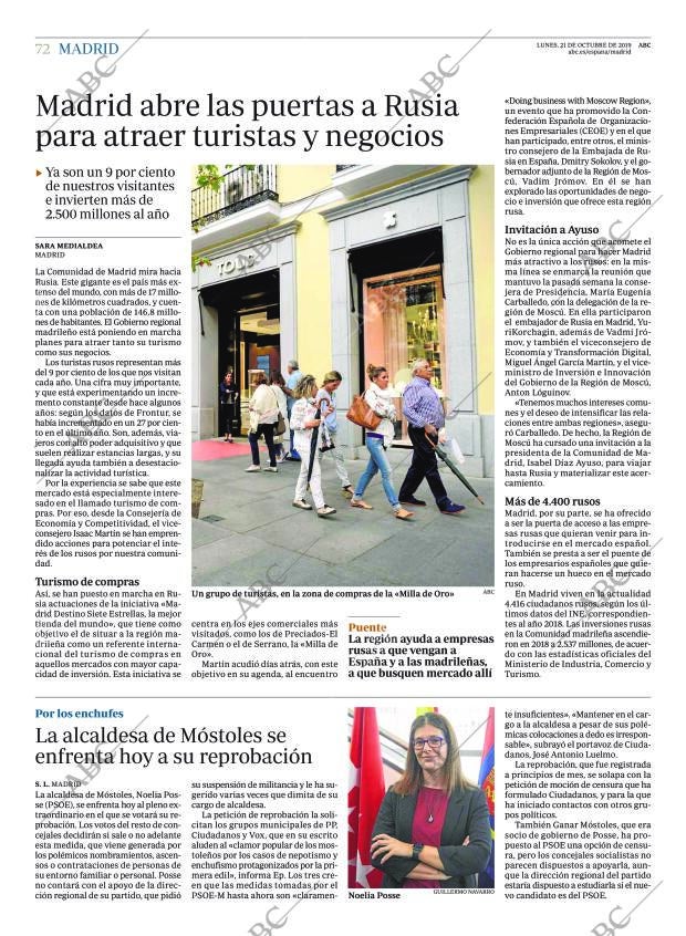 ABC MADRID 21-10-2019 página 72