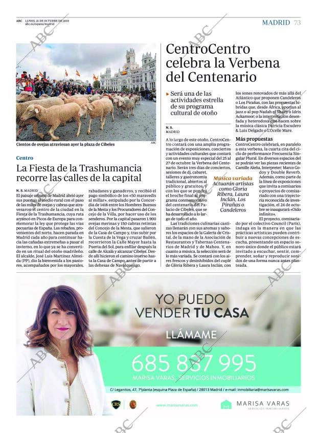 ABC MADRID 21-10-2019 página 73