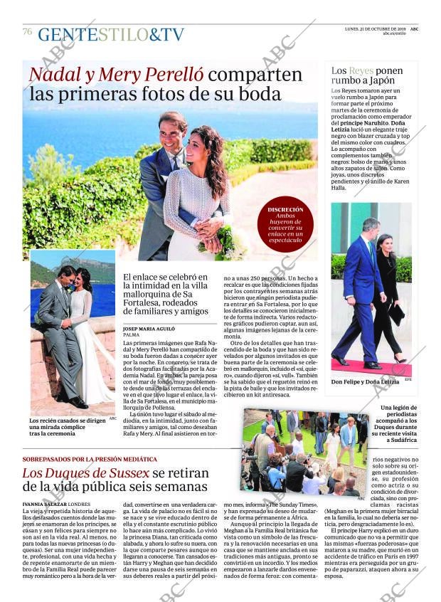ABC MADRID 21-10-2019 página 76