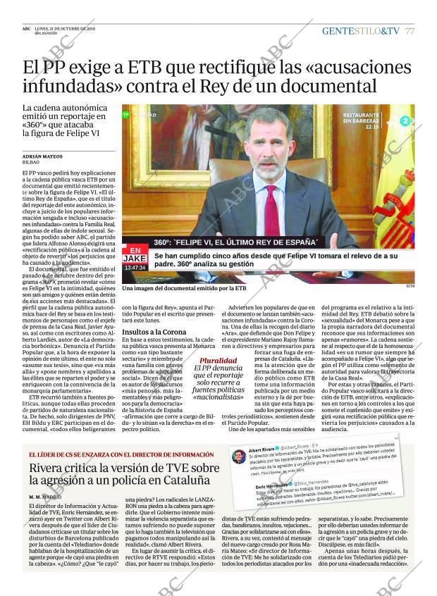 ABC MADRID 21-10-2019 página 77