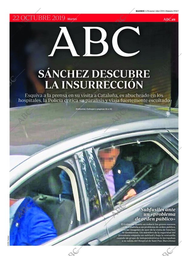ABC MADRID 22-10-2019 página 1