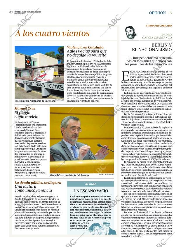 ABC MADRID 22-10-2019 página 15