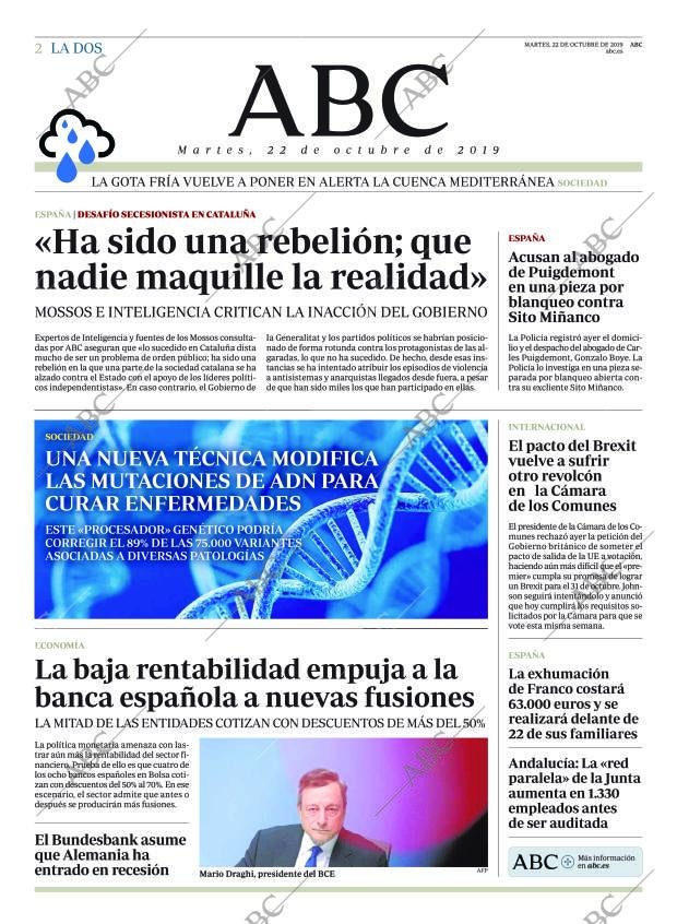 ABC MADRID 22-10-2019 página 2