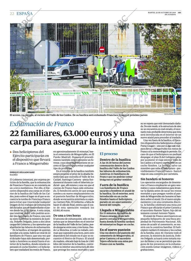 ABC MADRID 22-10-2019 página 22