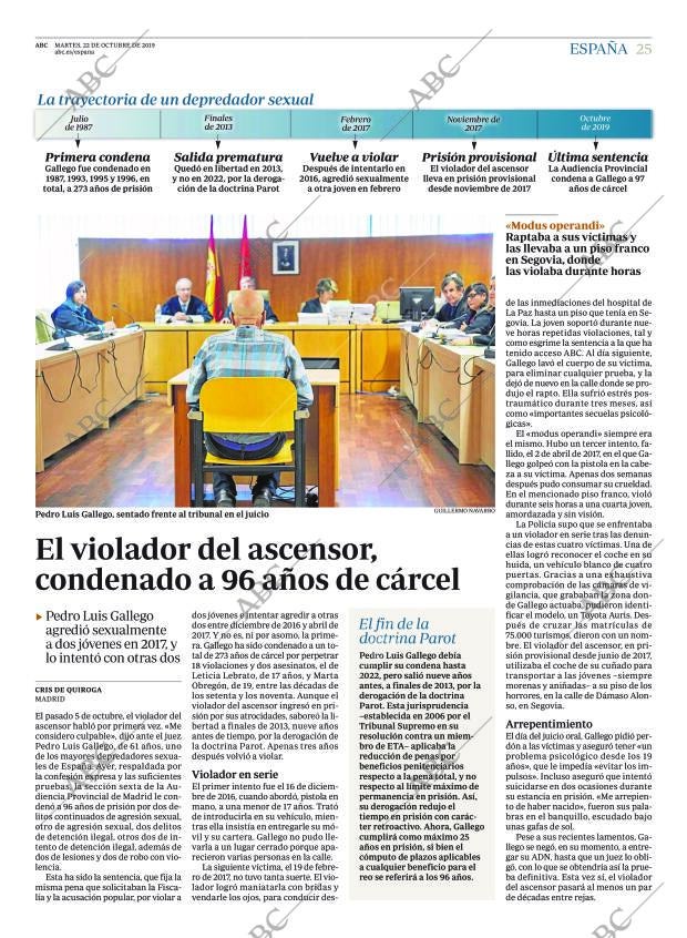 ABC MADRID 22-10-2019 página 25