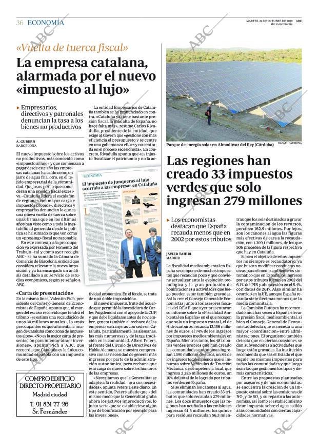 ABC MADRID 22-10-2019 página 36