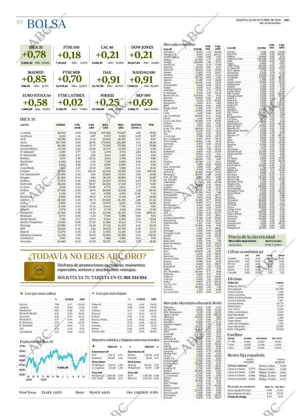 ABC MADRID 22-10-2019 página 40