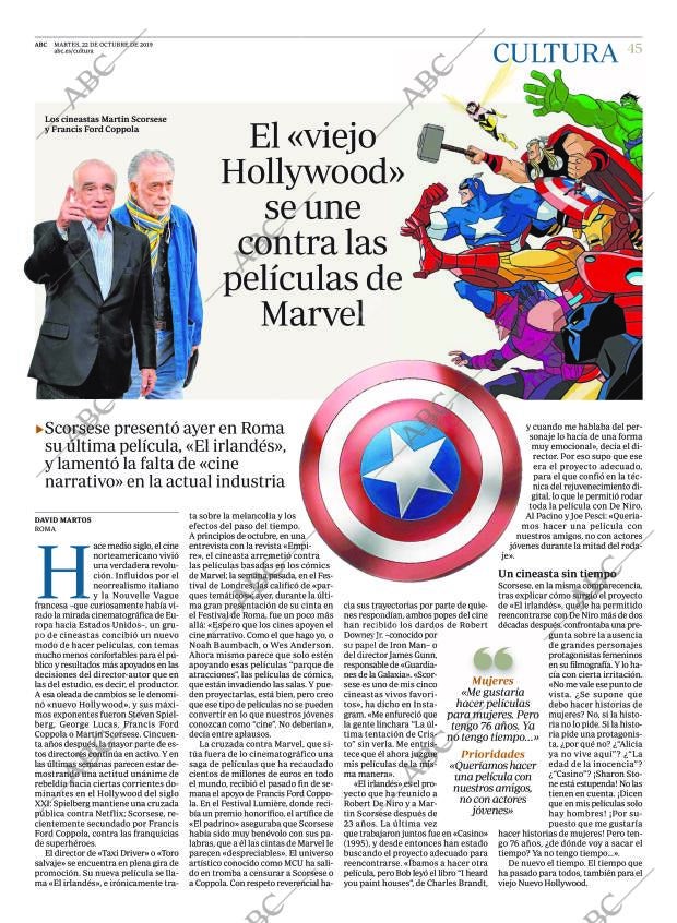ABC MADRID 22-10-2019 página 45