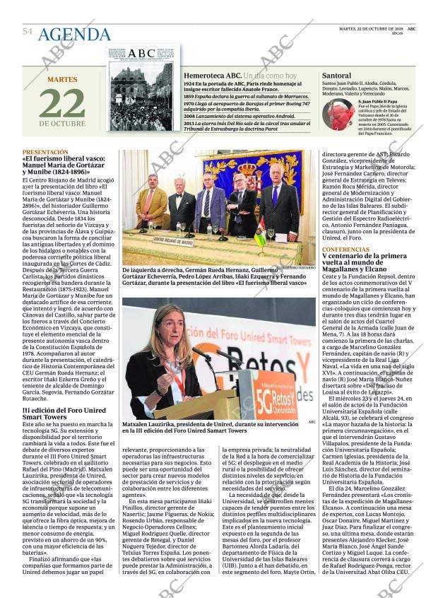 ABC MADRID 22-10-2019 página 54