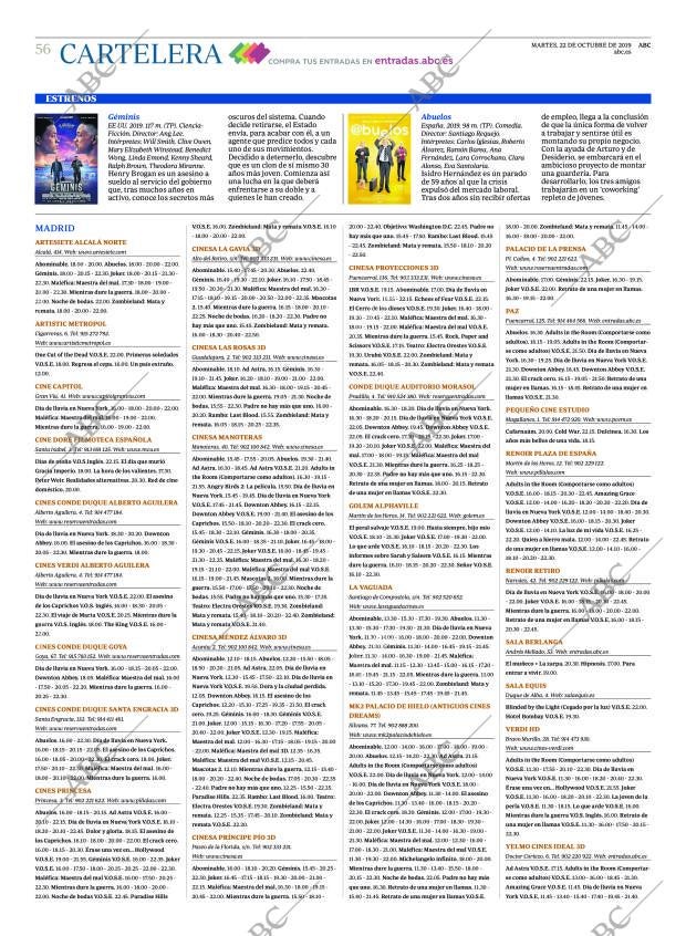 ABC MADRID 22-10-2019 página 56