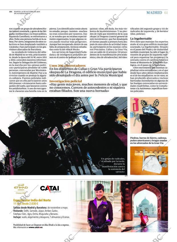ABC MADRID 22-10-2019 página 61