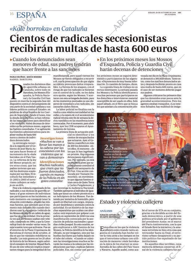 ABC MADRID 26-10-2019 página 16
