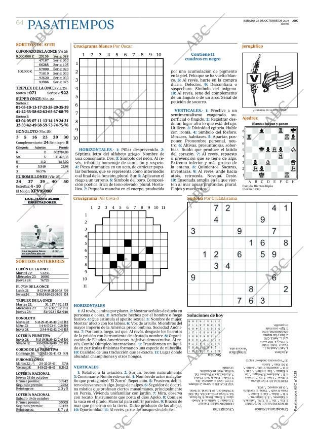 ABC MADRID 26-10-2019 página 64