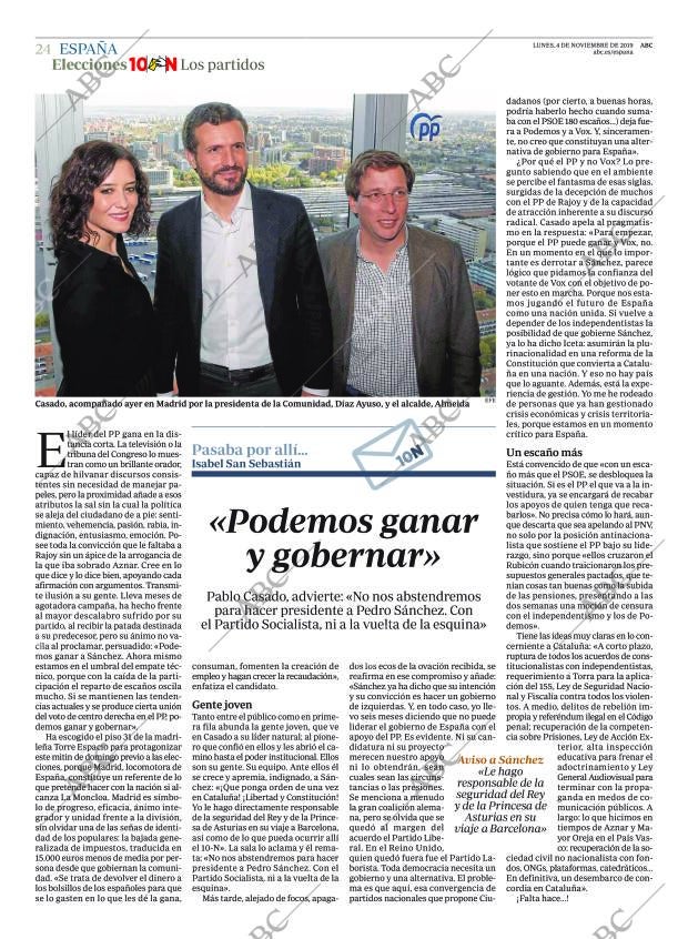 ABC MADRID 04-11-2019 página 24